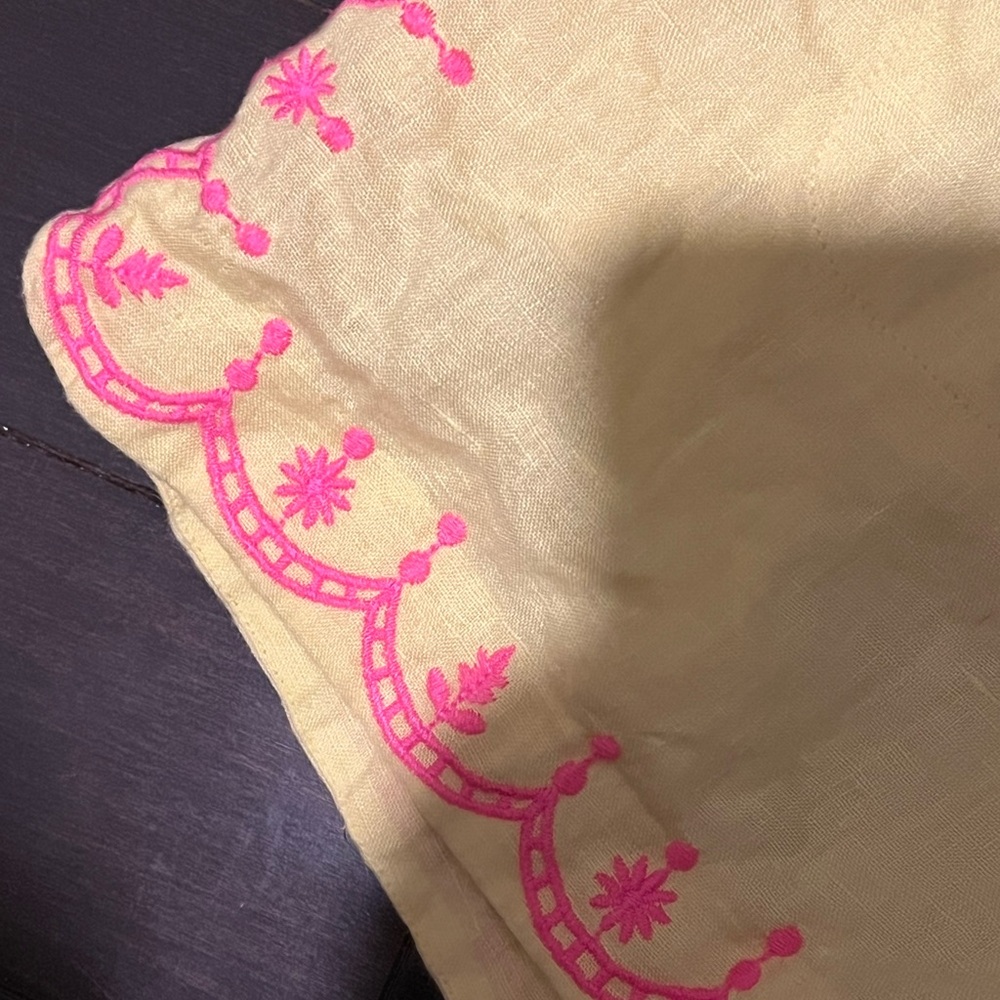 Lilly Pulitzer Laryn Linen Yellow Pink in Excellent Condition! - Picture 2 of 10